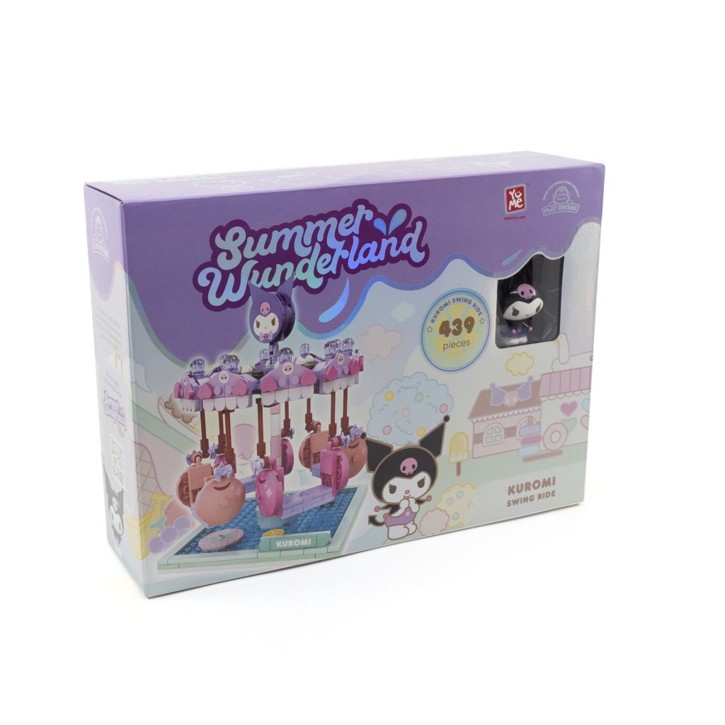 HELLO KITTY - YuMe Blocks Summer Wunderland- Kuromi Swing Ride HELLO KITTY - YuMe Blocks Summer Wunderland- Kuromi Swing Ride
